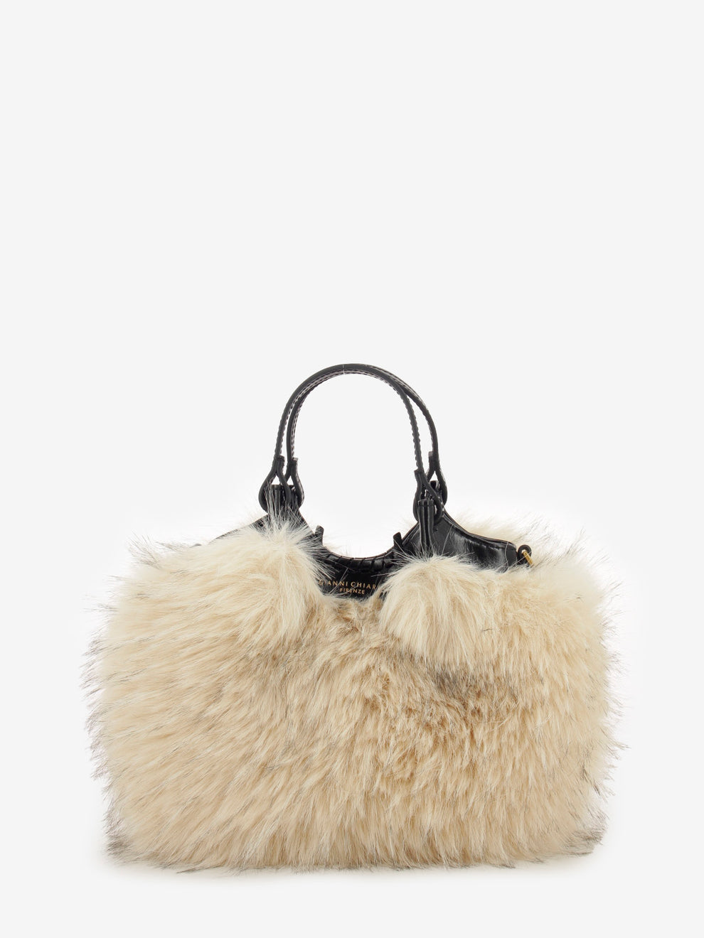 Borsa in ecopelliccia Dua beige