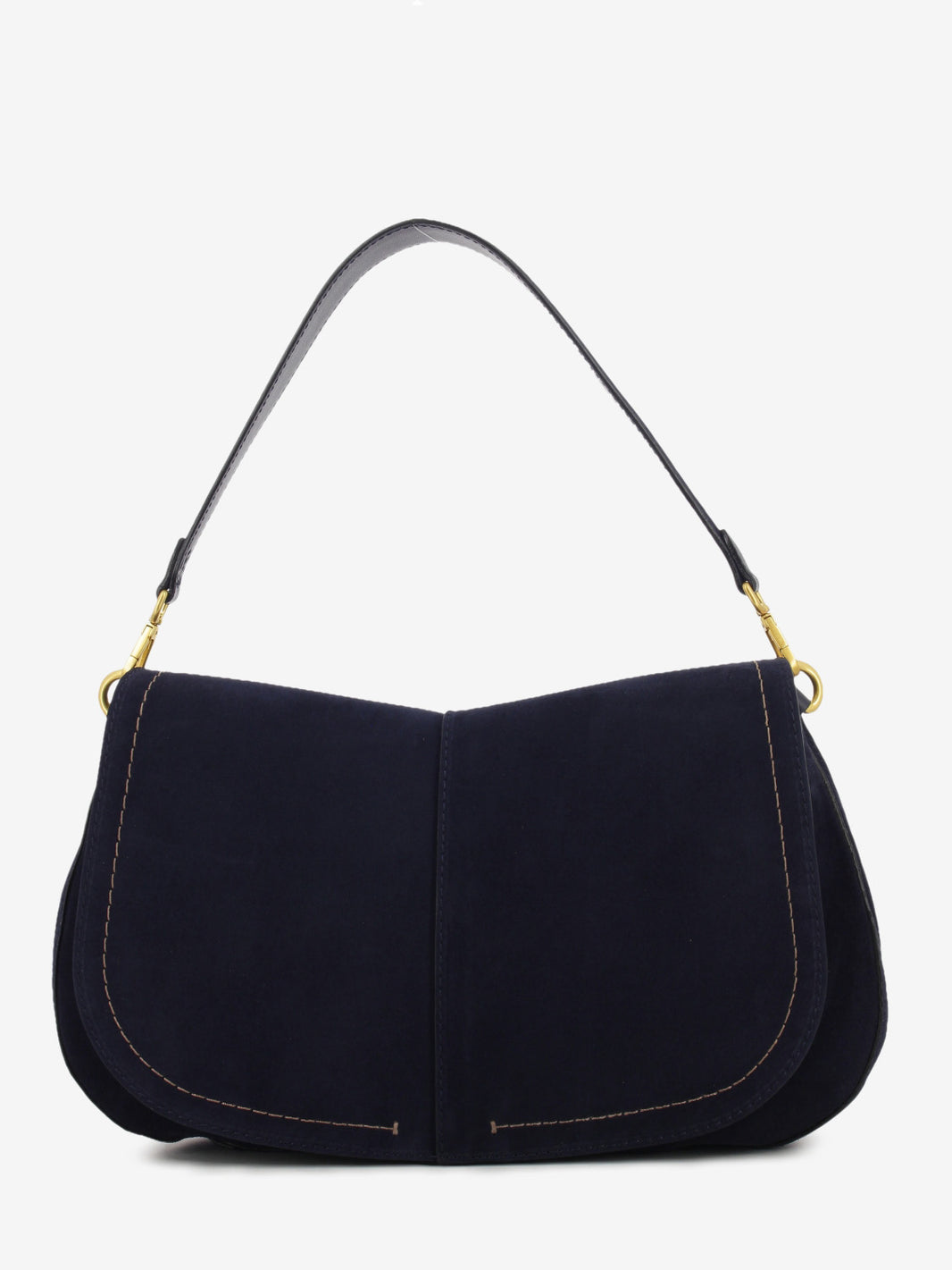 Borsa in suede Helena round notturno
