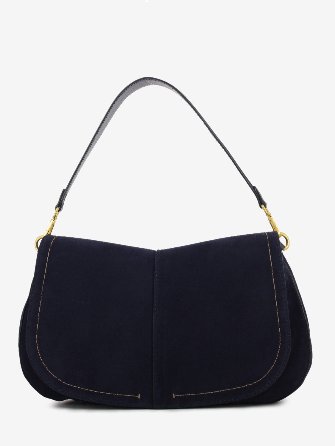 Borsa in suede Helena round notturno