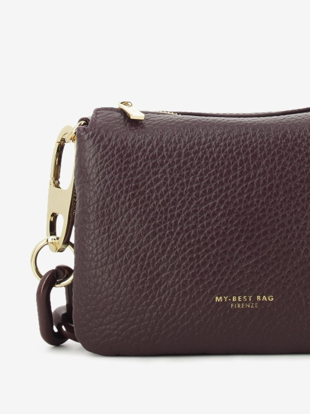 Borsa Reflex macro dollaro bordeaux