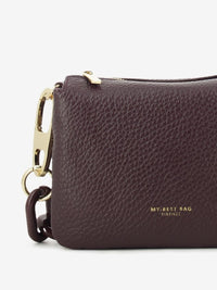 Borsa Reflex macro dollaro bordeaux