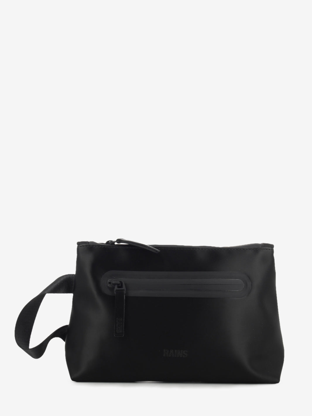Cosmetic bag zip W3 black satin
