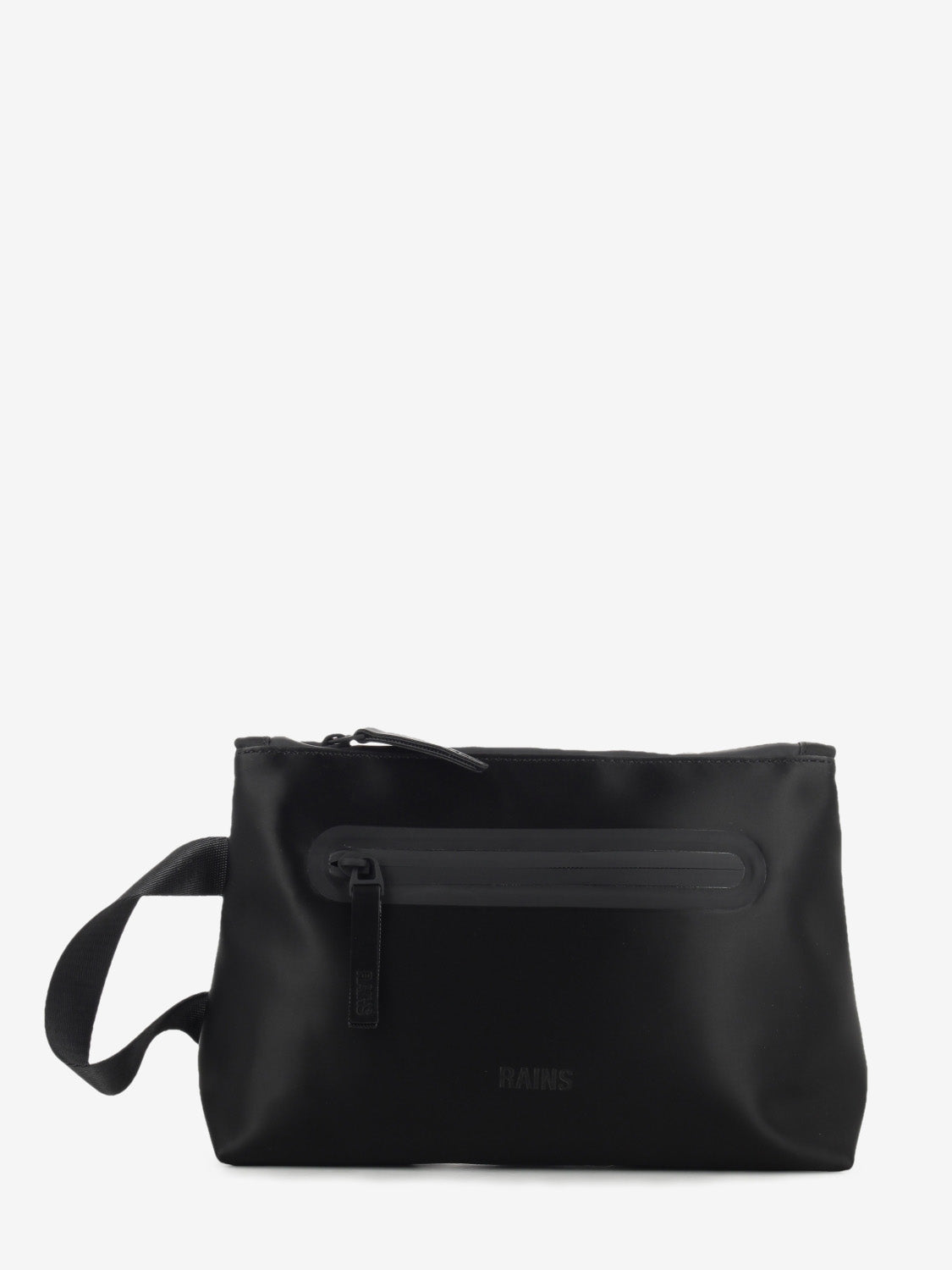 COSMETIC BAG ZIP W3 BLACK SATIN 16250_191