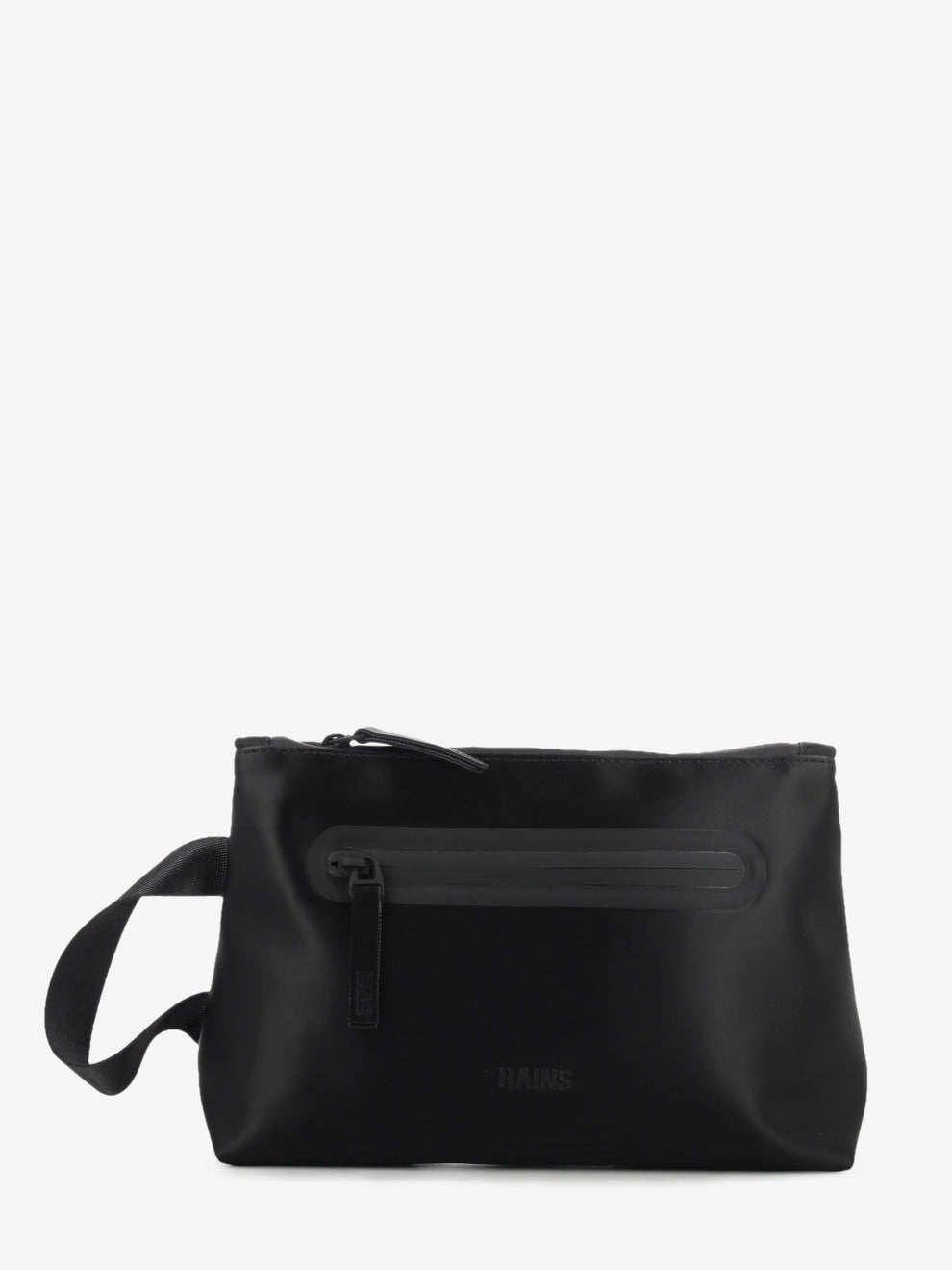 COSMETIC BAG ZIP W3 BLACK SATIN 16250_191