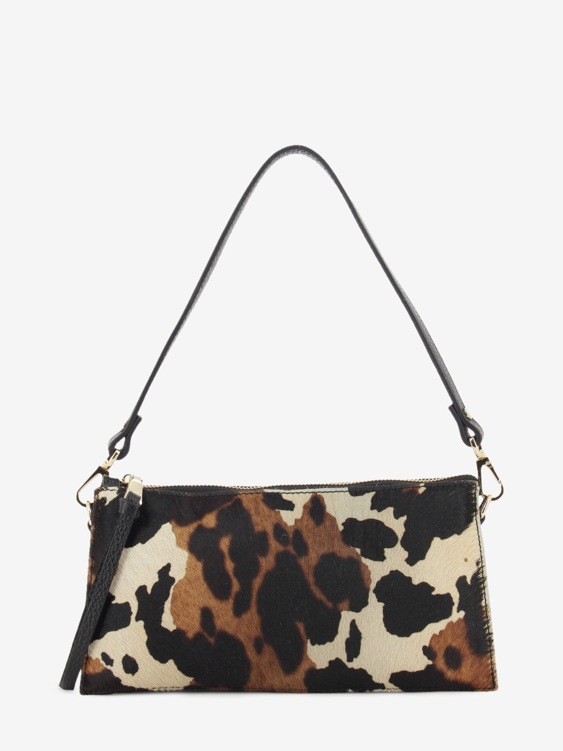 Borsa Patrizia nero / cavallino