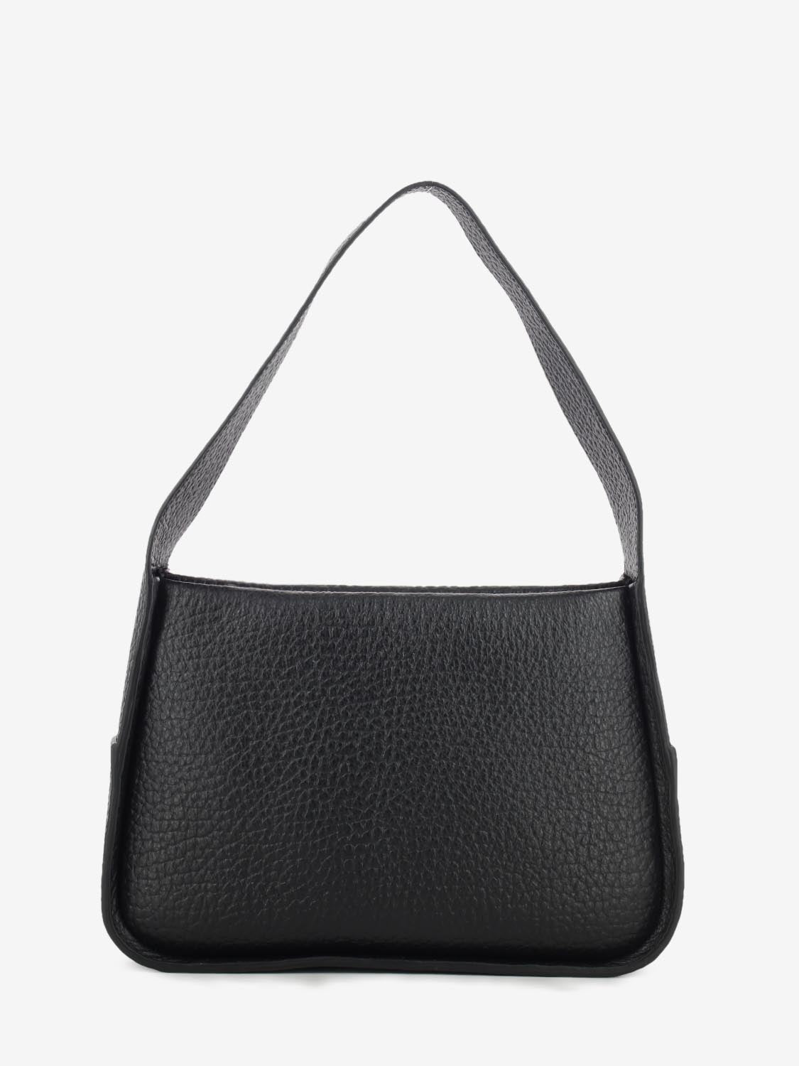 Borsa in pelle martellata nero