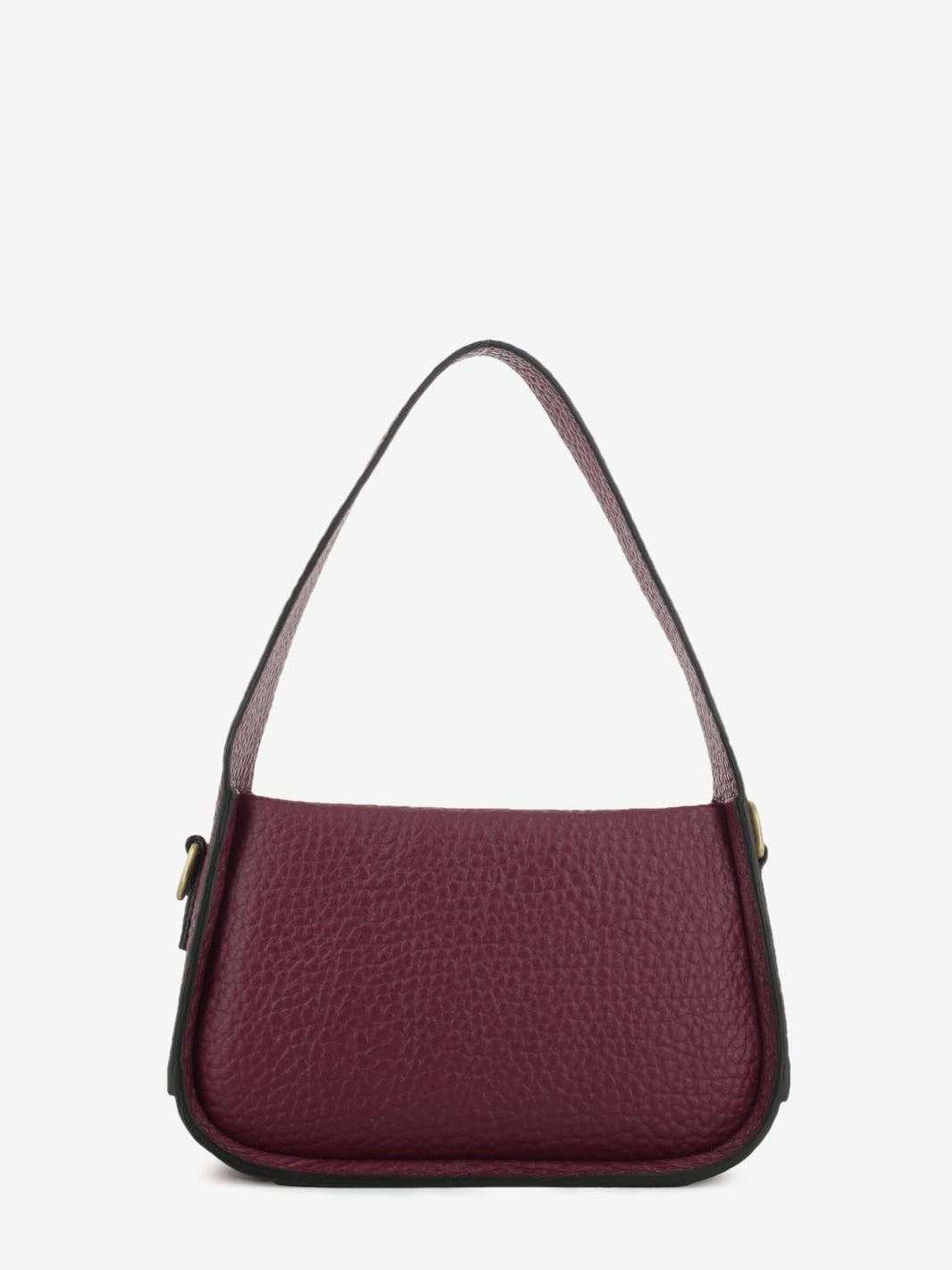 BURGUNDY LEATHER BAG 9099_66251