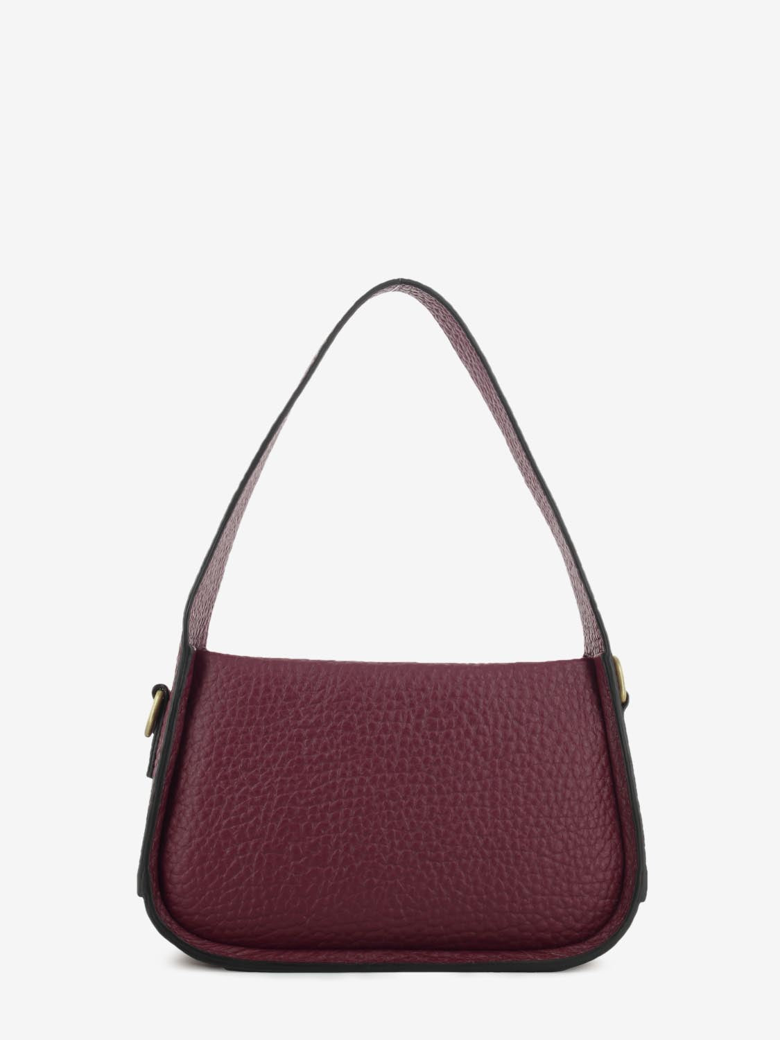 BURGUNDY LEATHER BAG 9099_66251