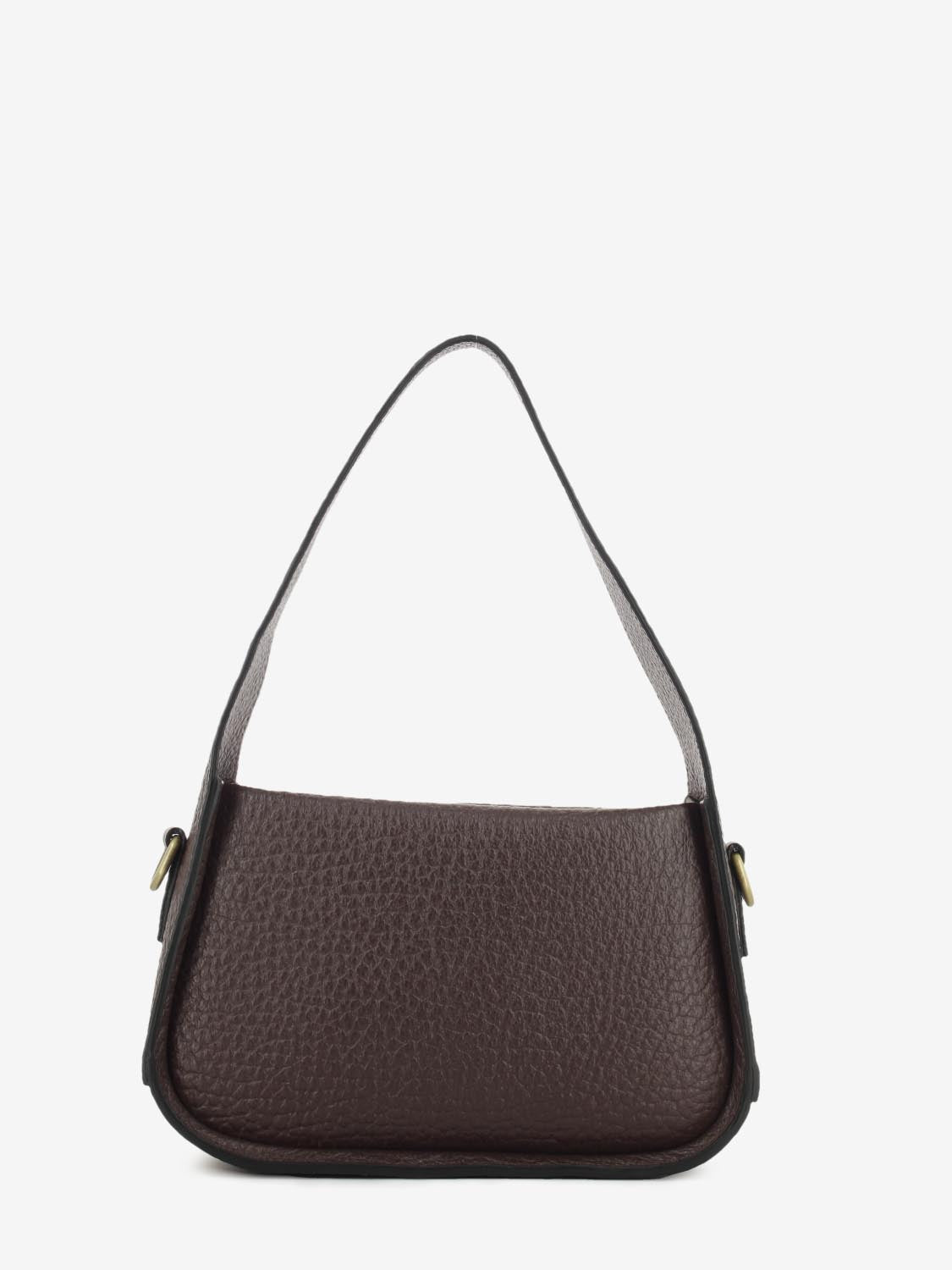 Borsa in pelle maxi grana moro