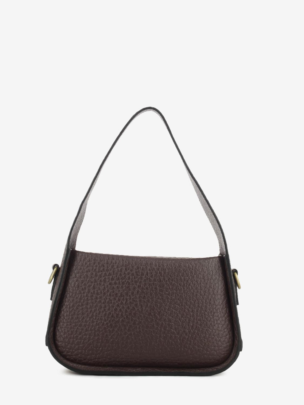 Borsa in pelle maxi grana moro