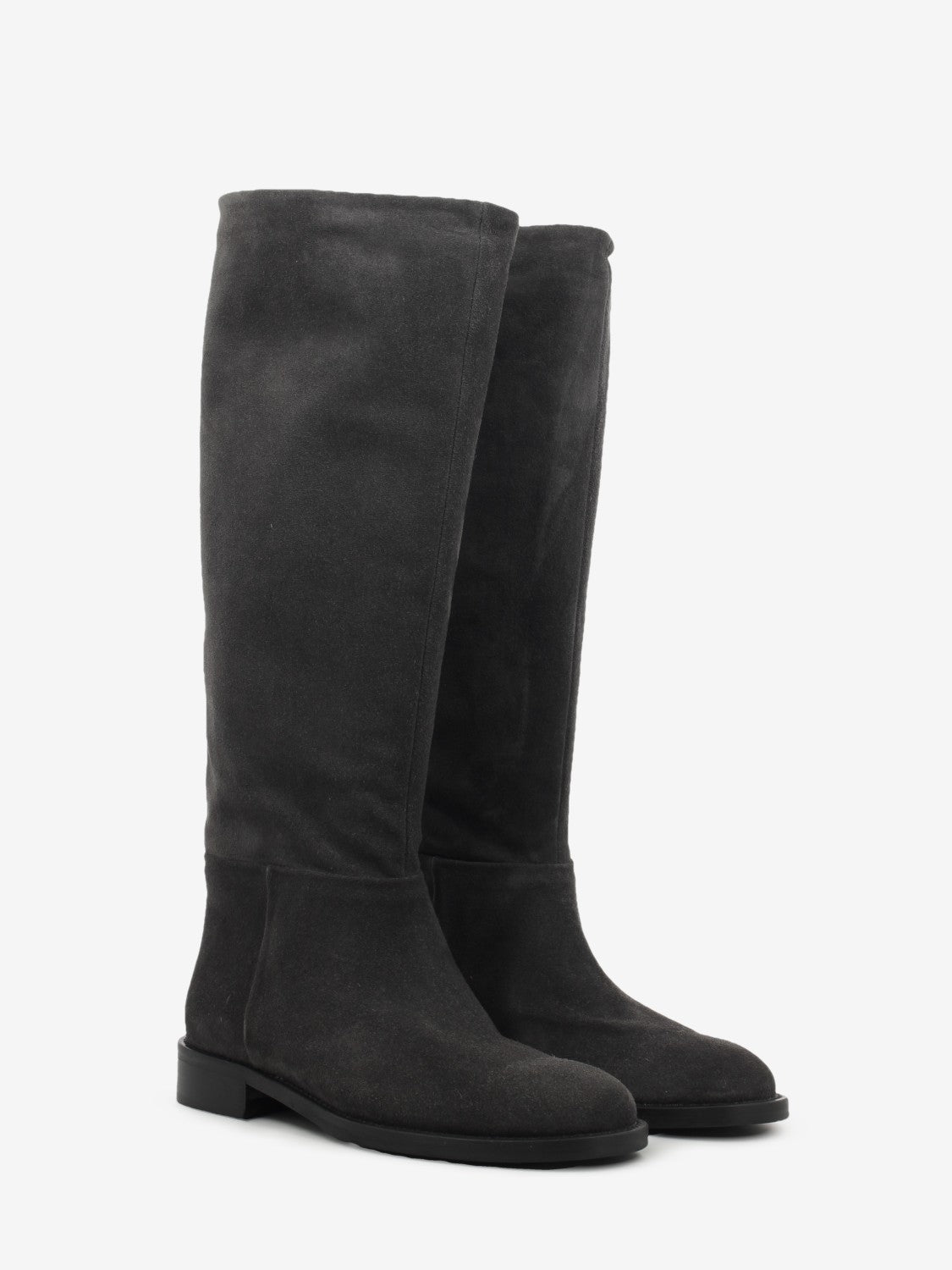 Berta grey suede boots