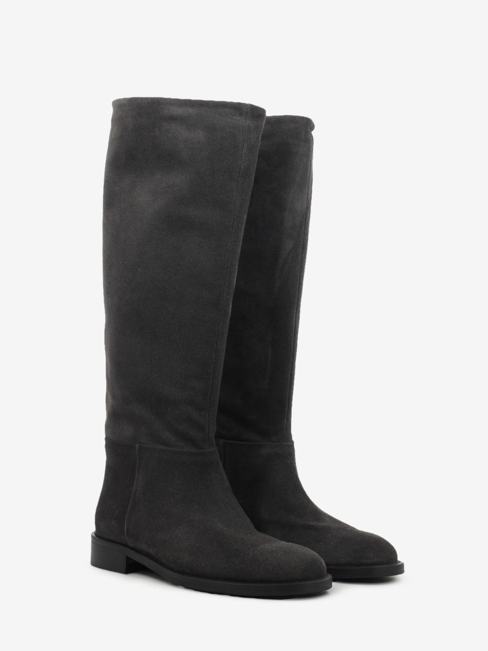 Berta grey suede boots