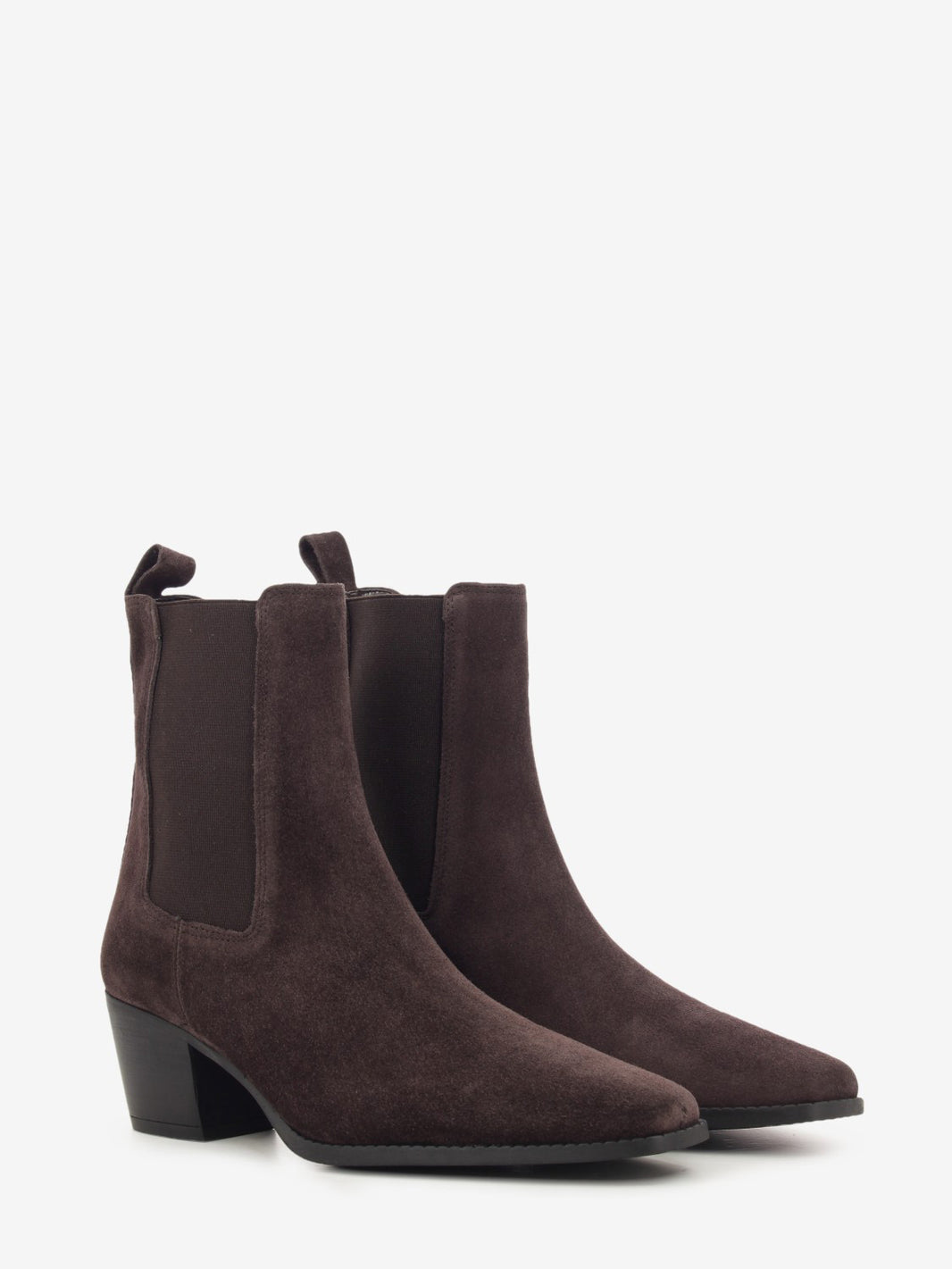 Tronchetto Velour suede testa di moro