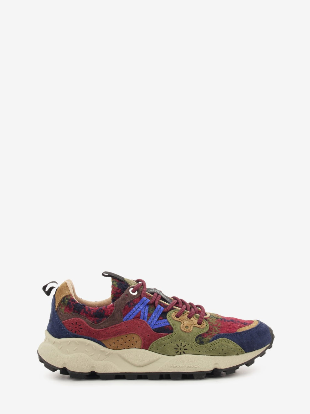 Yamano 3 suede e teddy dark grey / brown / bordeaux