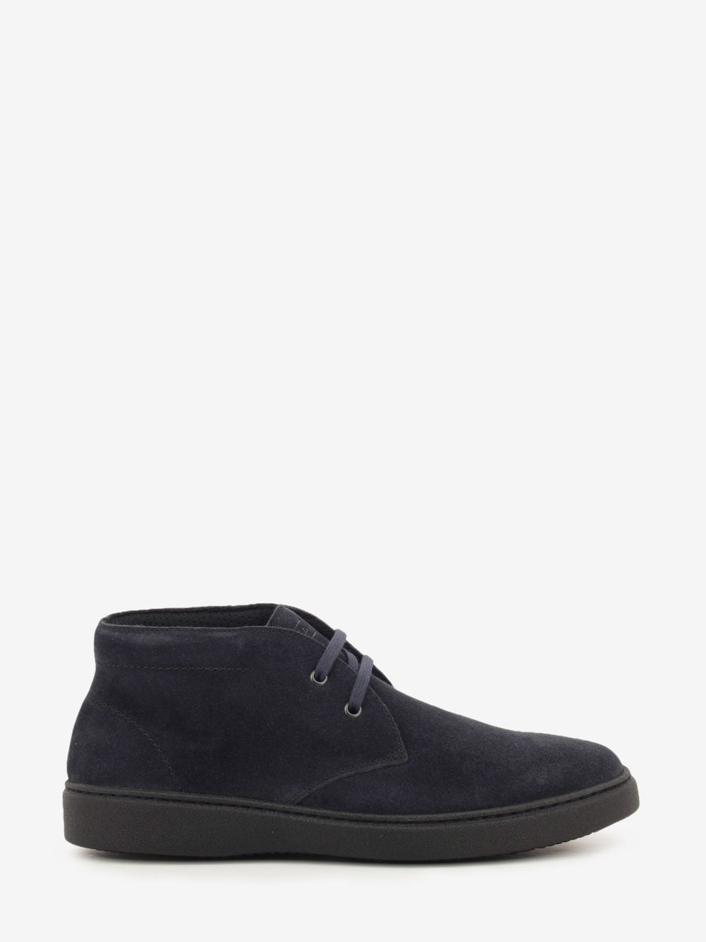 Polacchini in suede waxy blu