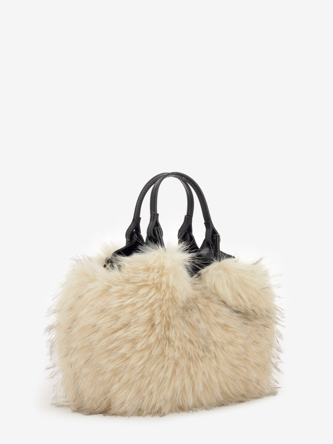Borsa in ecopelliccia Dua beige