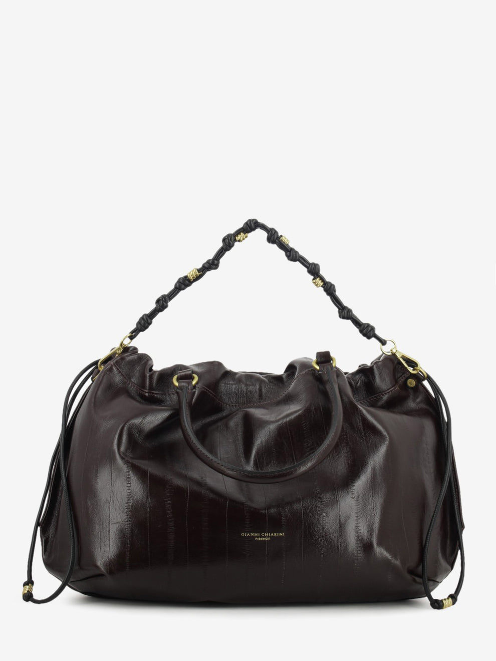 Borsa in pelle Morgana antique ruby