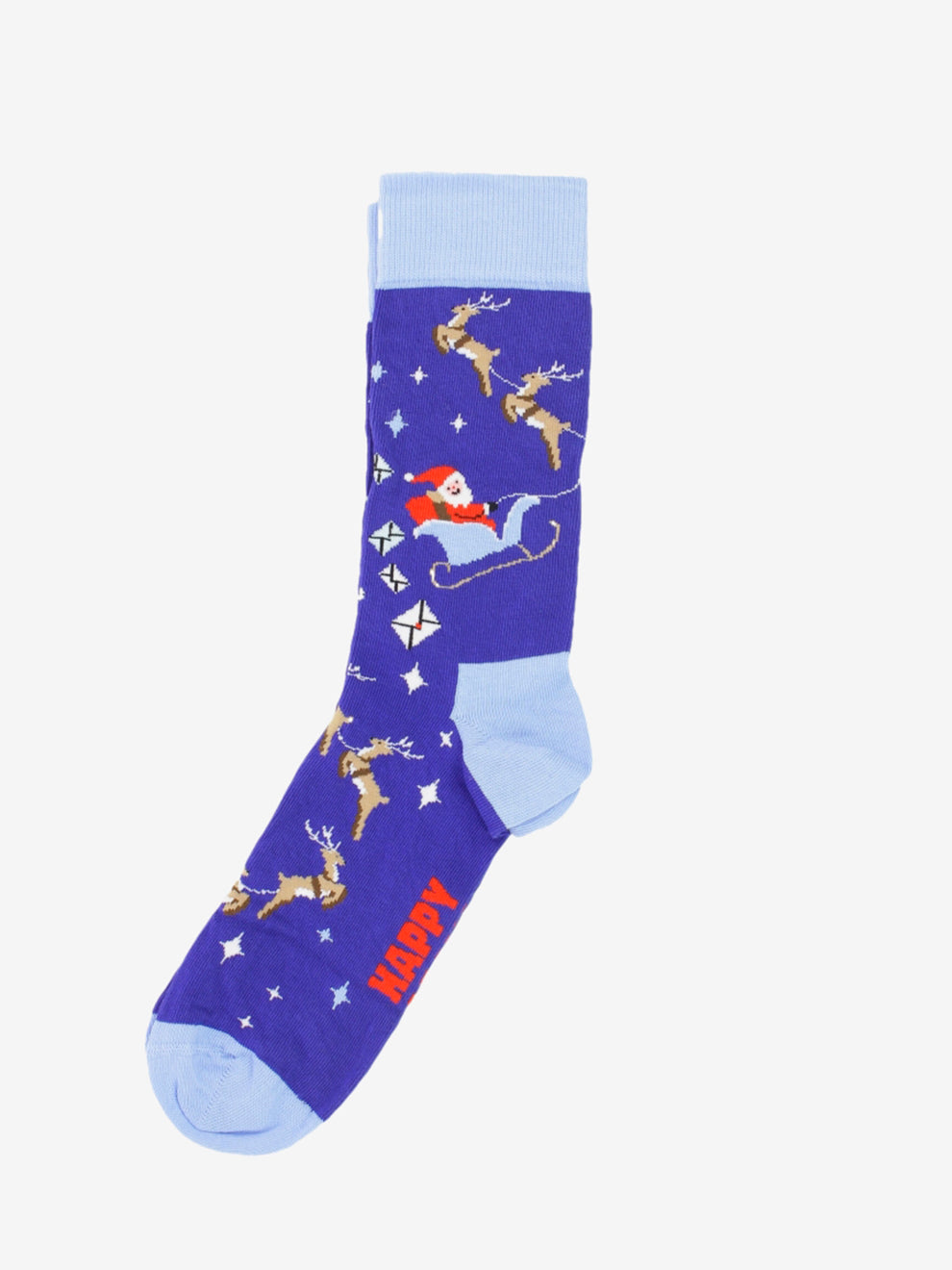 Santa's Postbox gift set 3 pack socks blu
