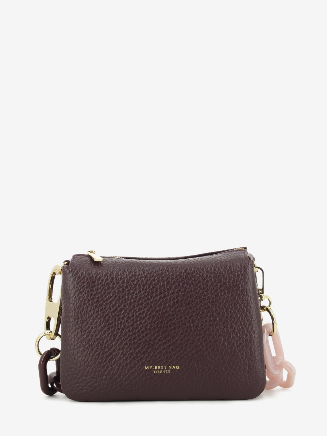 Borsa Reflex macro dollaro bordeaux