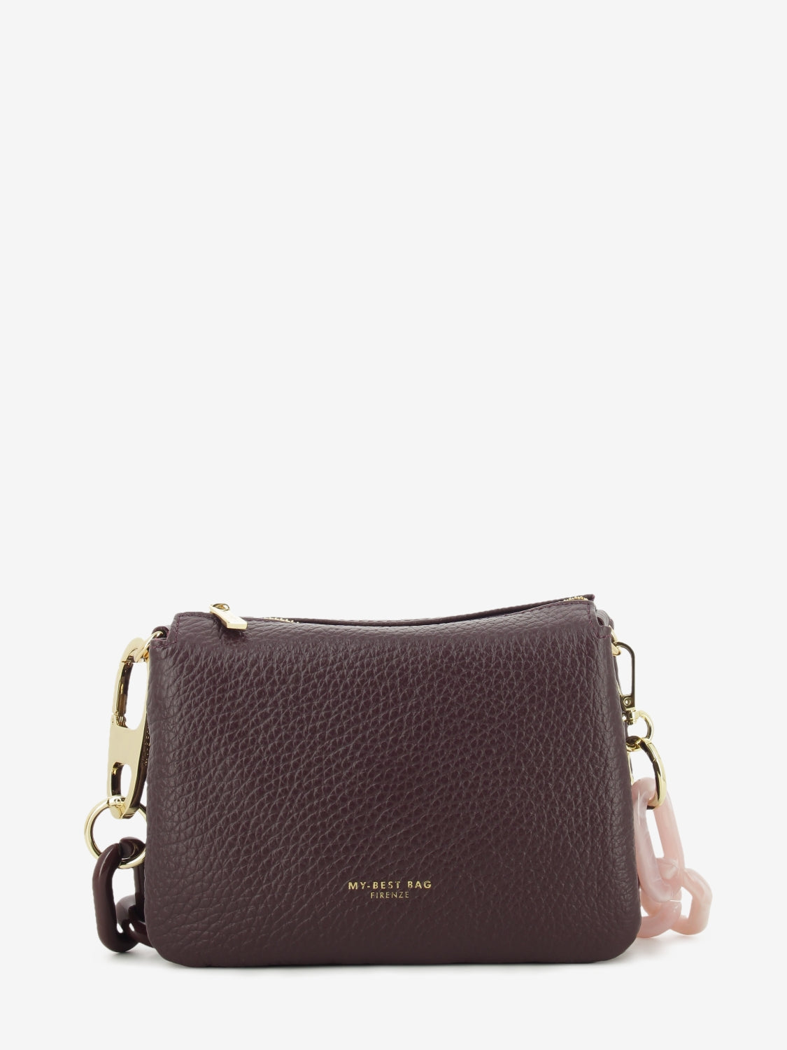 Borsa Reflex macro dollaro bordeaux