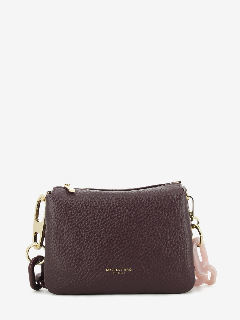 Borsa Reflex macro dollaro bordeaux