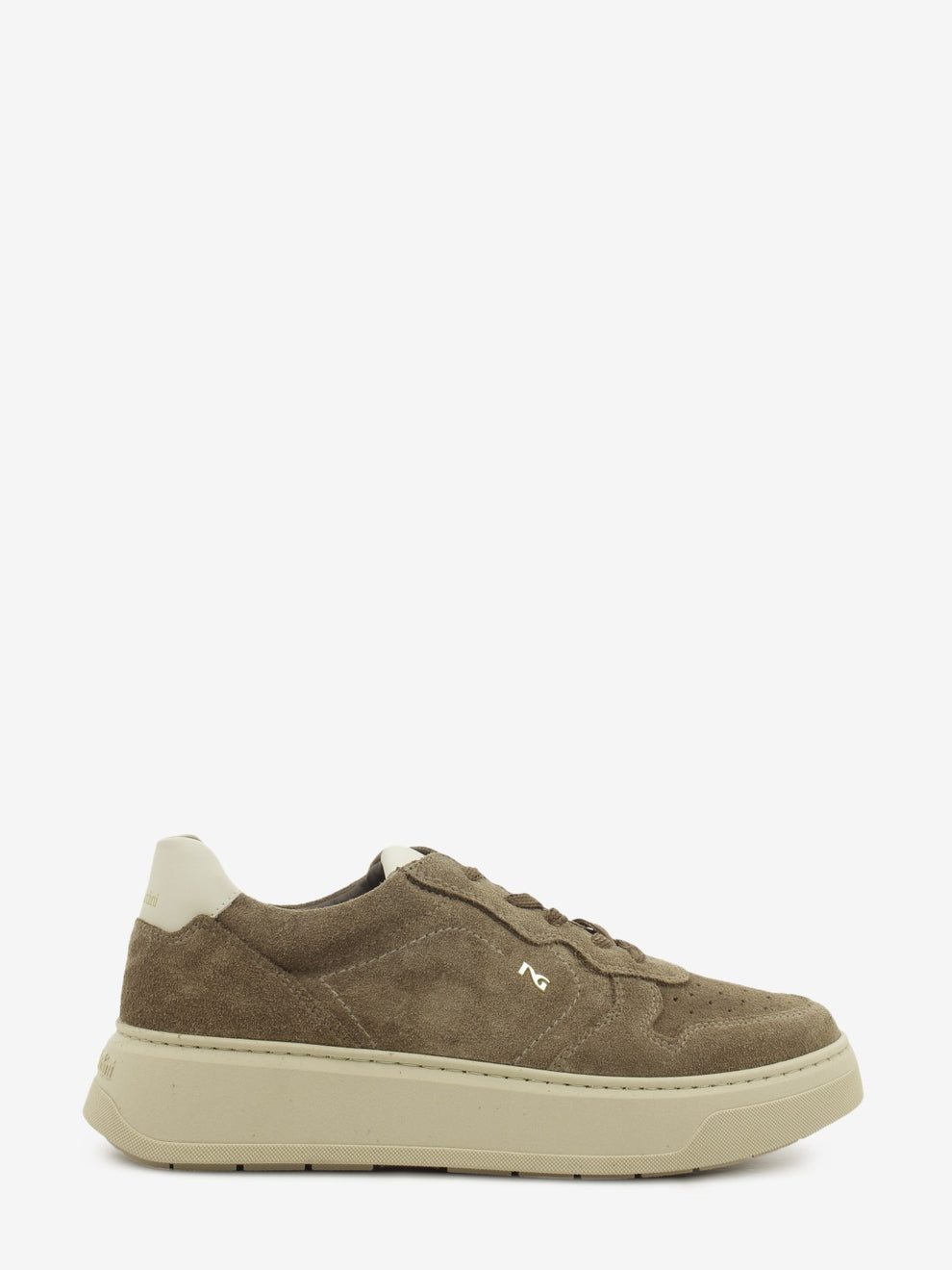 Sneaker Velour in suede mou