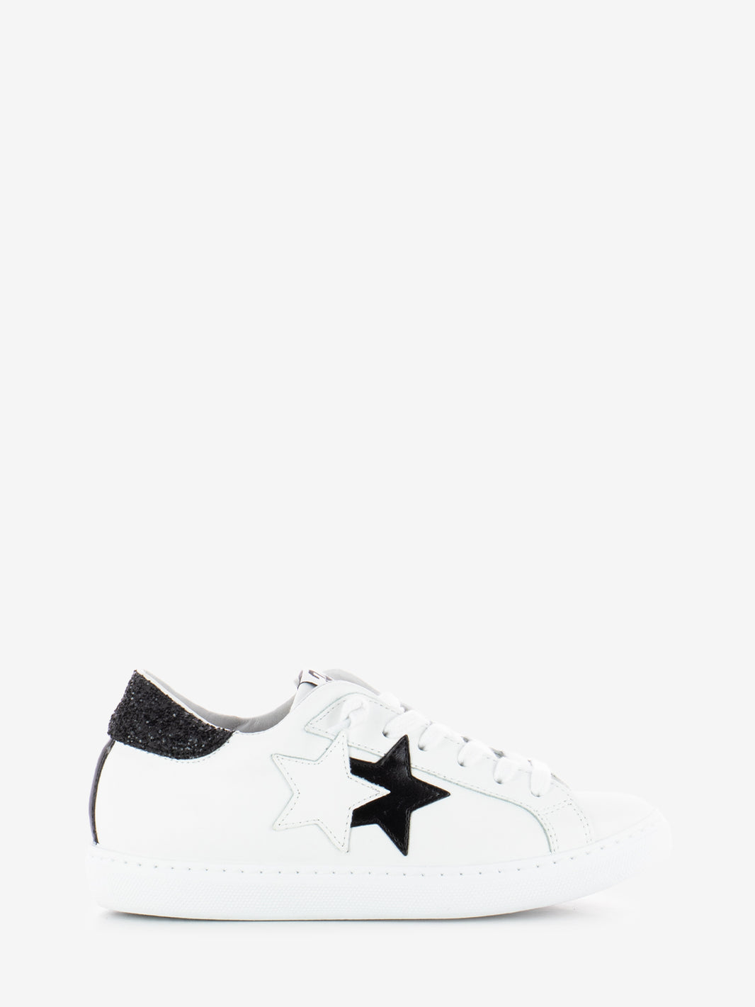 Sneaker glitter white