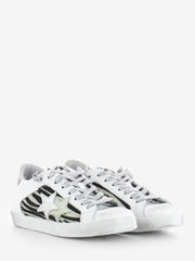 2STAR - Sneakers in pelle zebrato / bianco