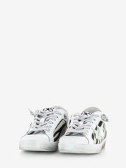 2STAR - Sneakers in pelle zebrato / bianco