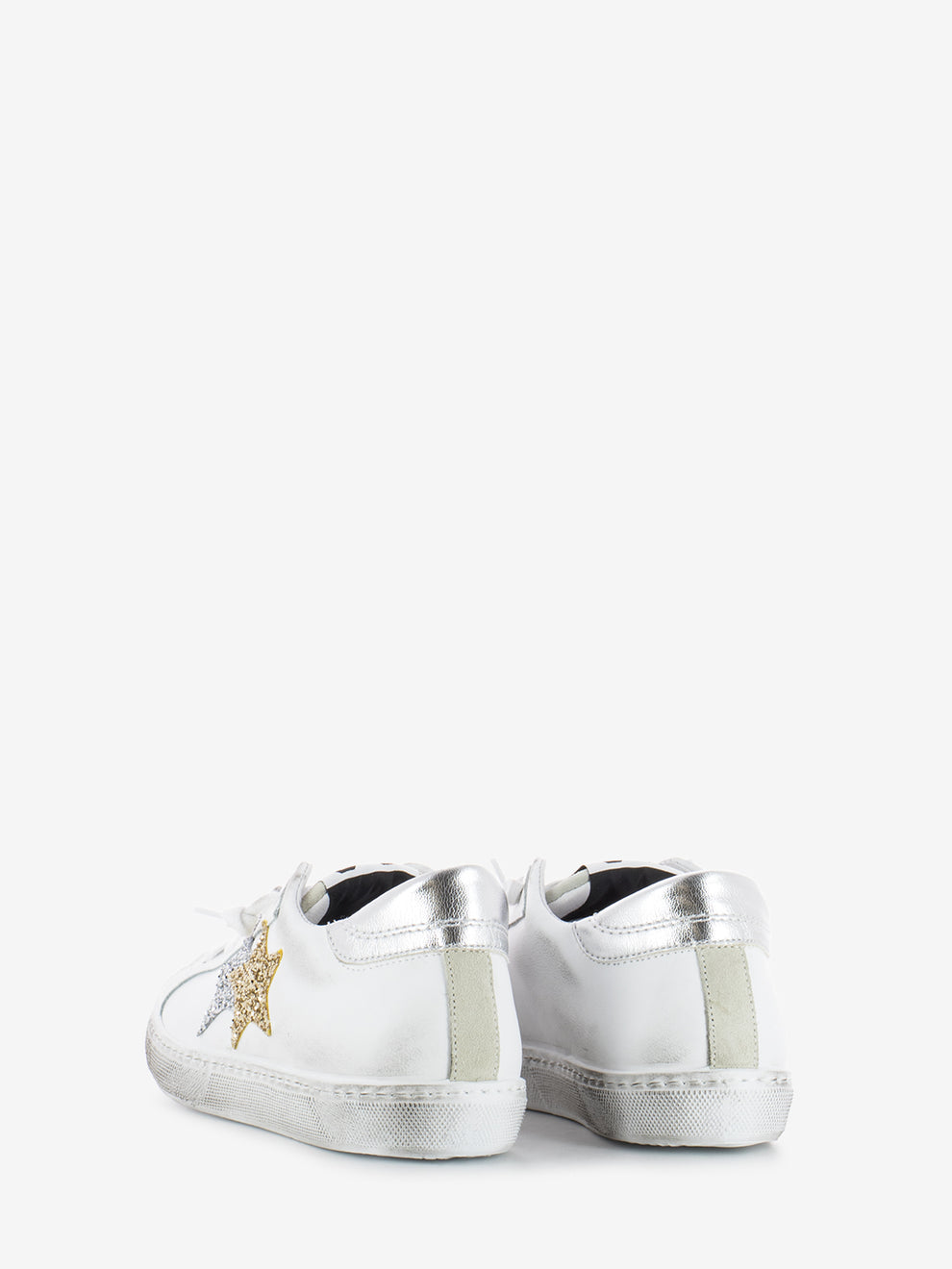 Sneakers Low bianco / argento / oro