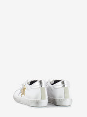 2STAR - Sneakers Low bianco / argento / oro