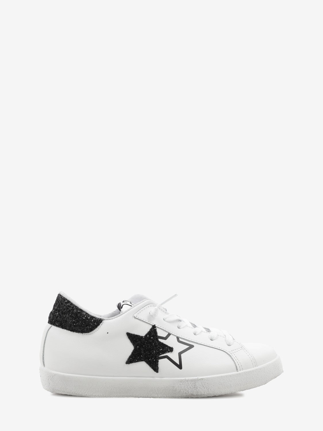 LOW SNEAKER IN WHITE LEATHER WITH BLACK DETAILS 2SD4898_034