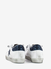 2STAR - Sneakers Low pelle pianca / blu / glitter