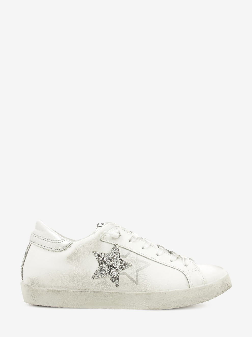 Sneakers One Star pelle white / silver