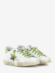 2STAR - Sneakers One Star white / green