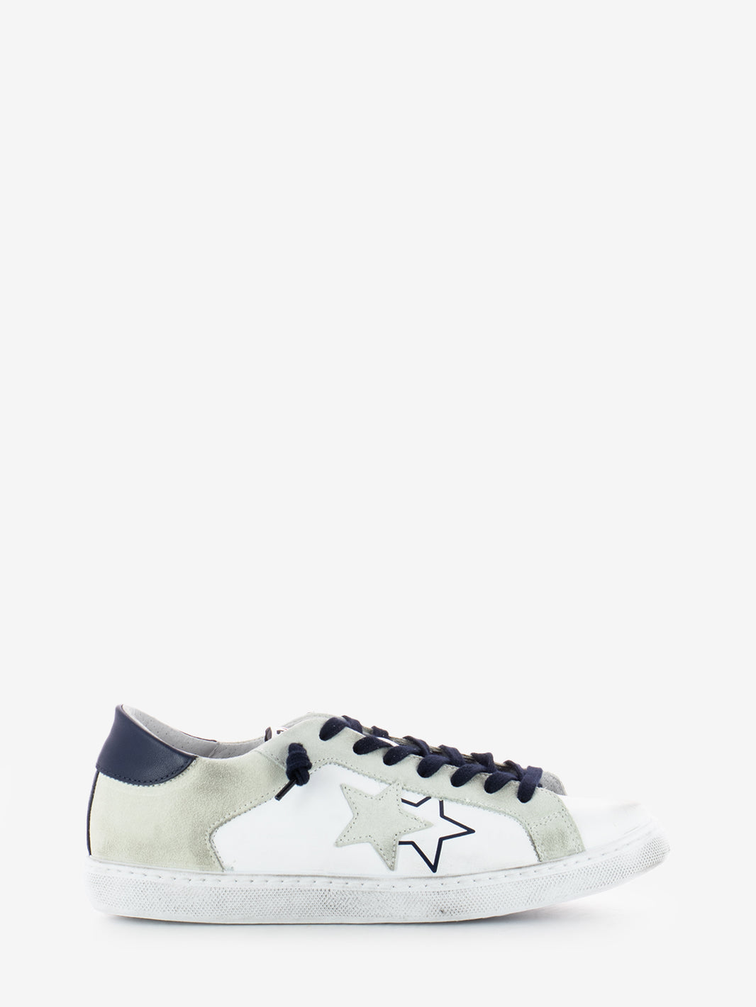 Very Star white / light gray / blue sneakers