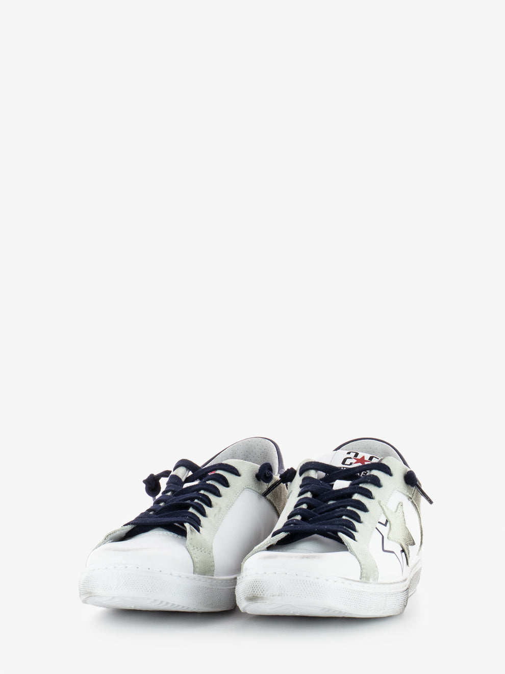 Very Star white / light gray / blue sneakers