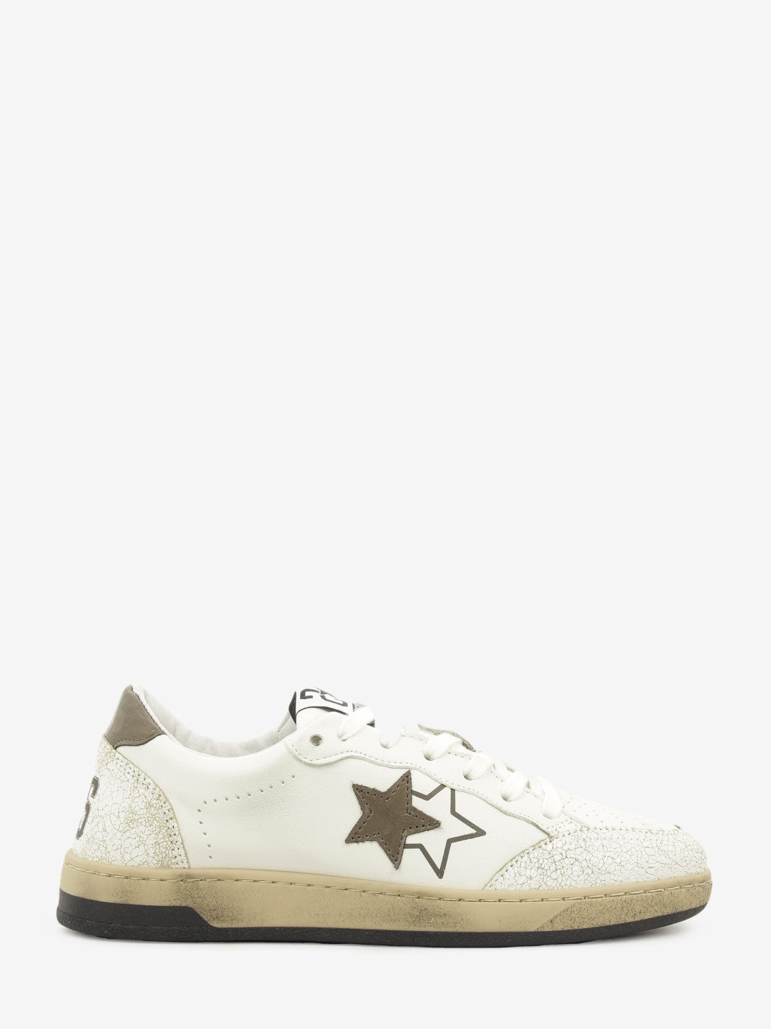 LEATHER SNEAKERS WEEK WHITE DET.BROWN 2SD5201_084