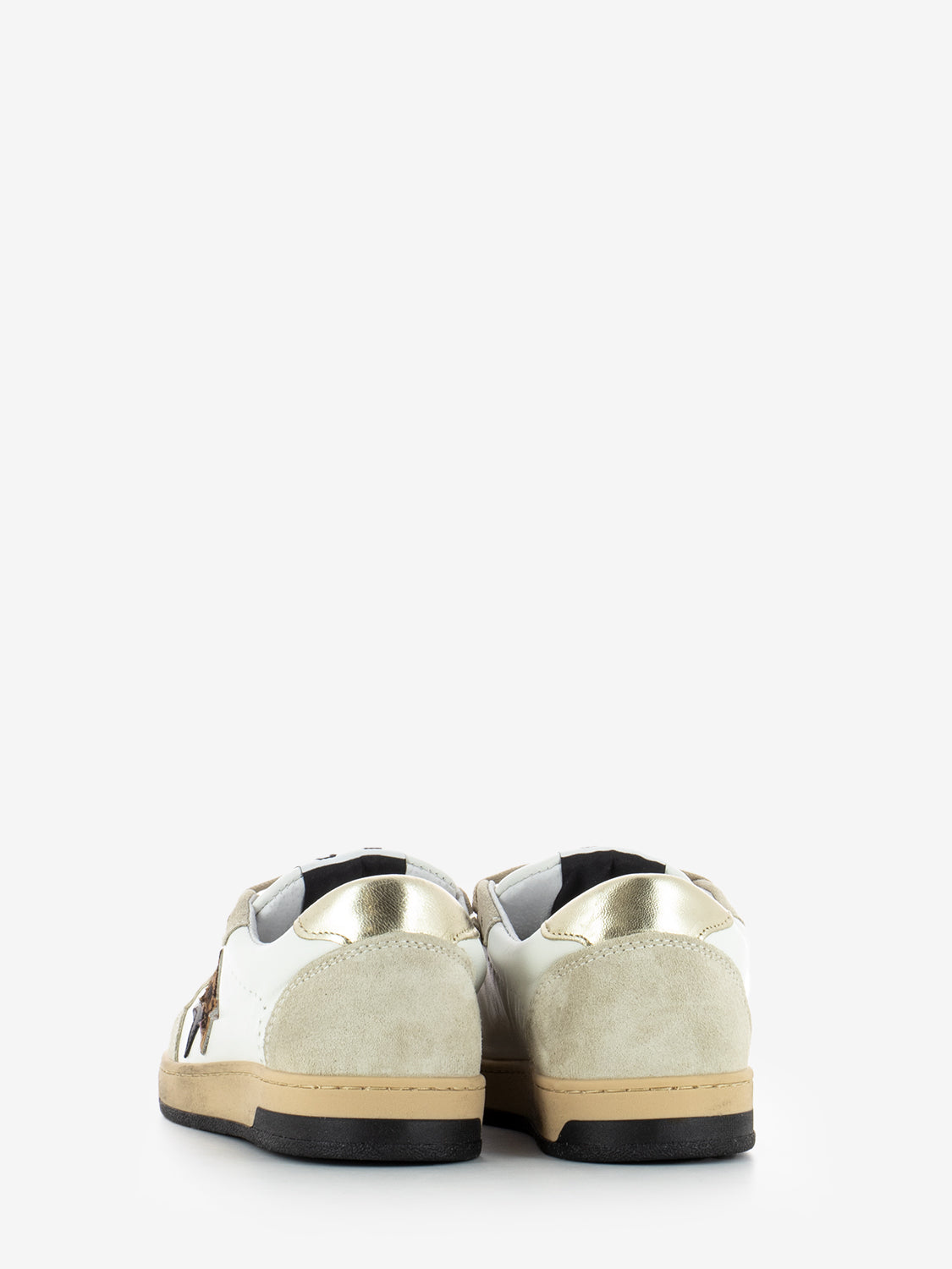Sneakers Week star pelle bianca / leopardo