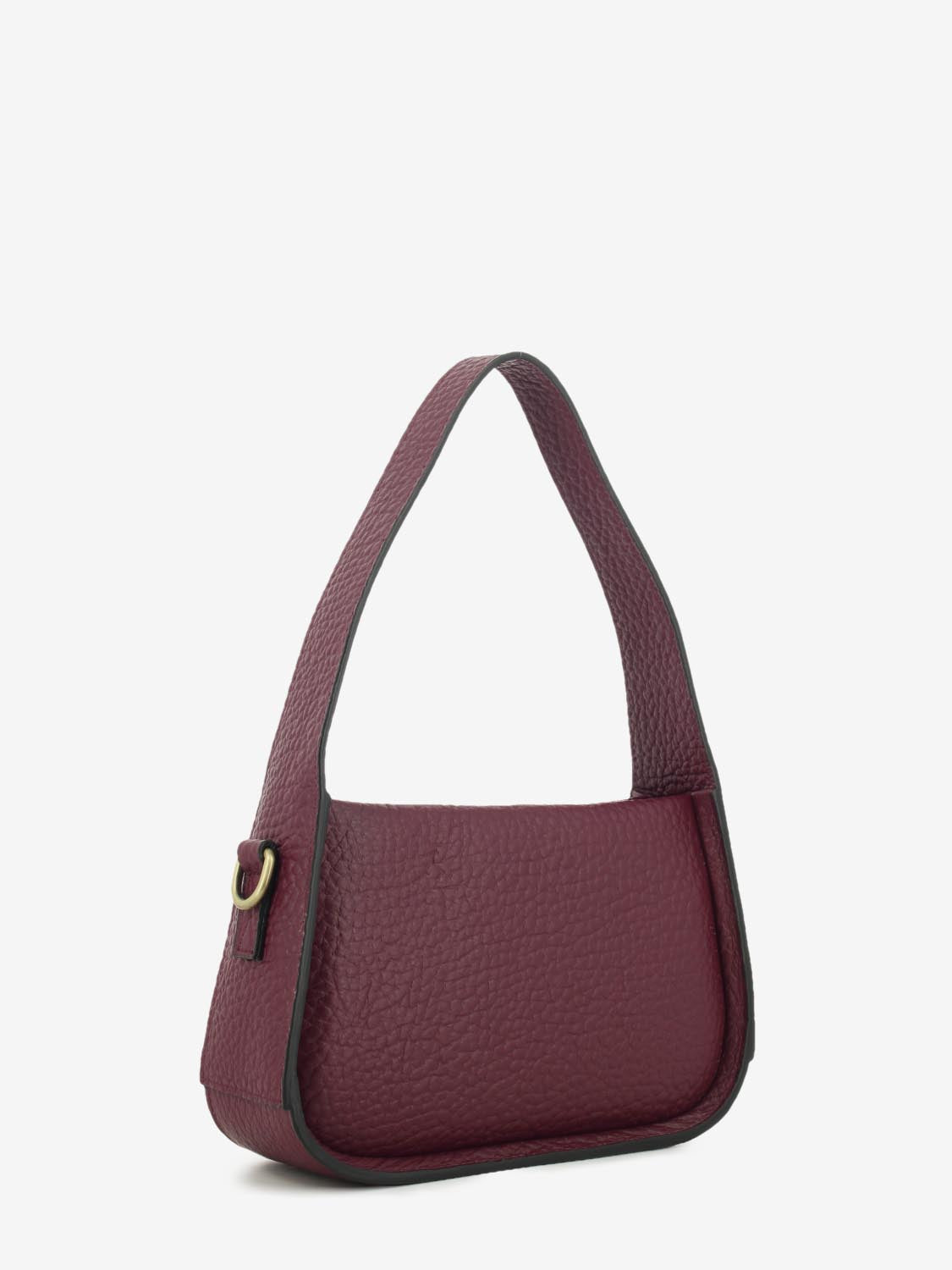 BURGUNDY LEATHER BAG 9099_66251
