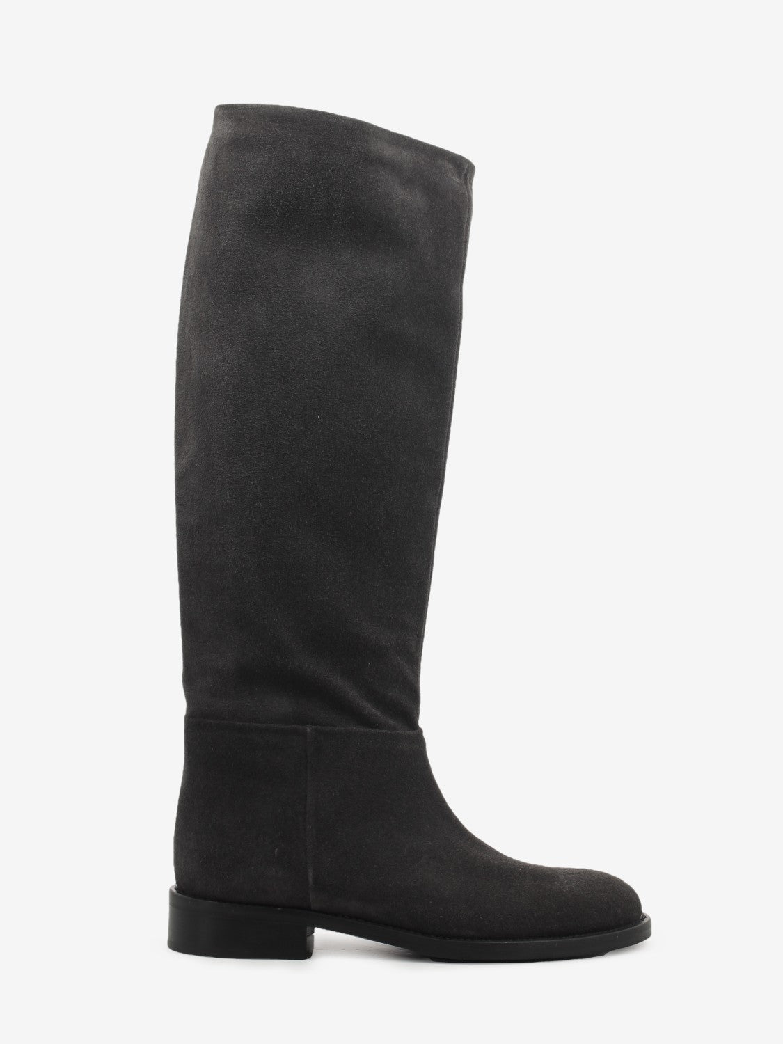 Berta grey suede boots