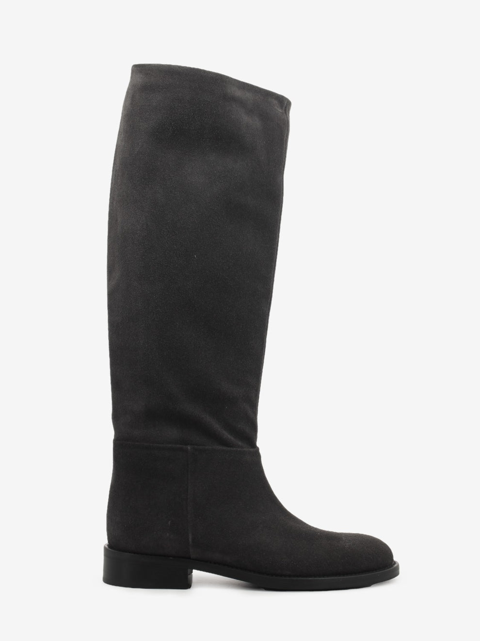 Berta grey suede boots