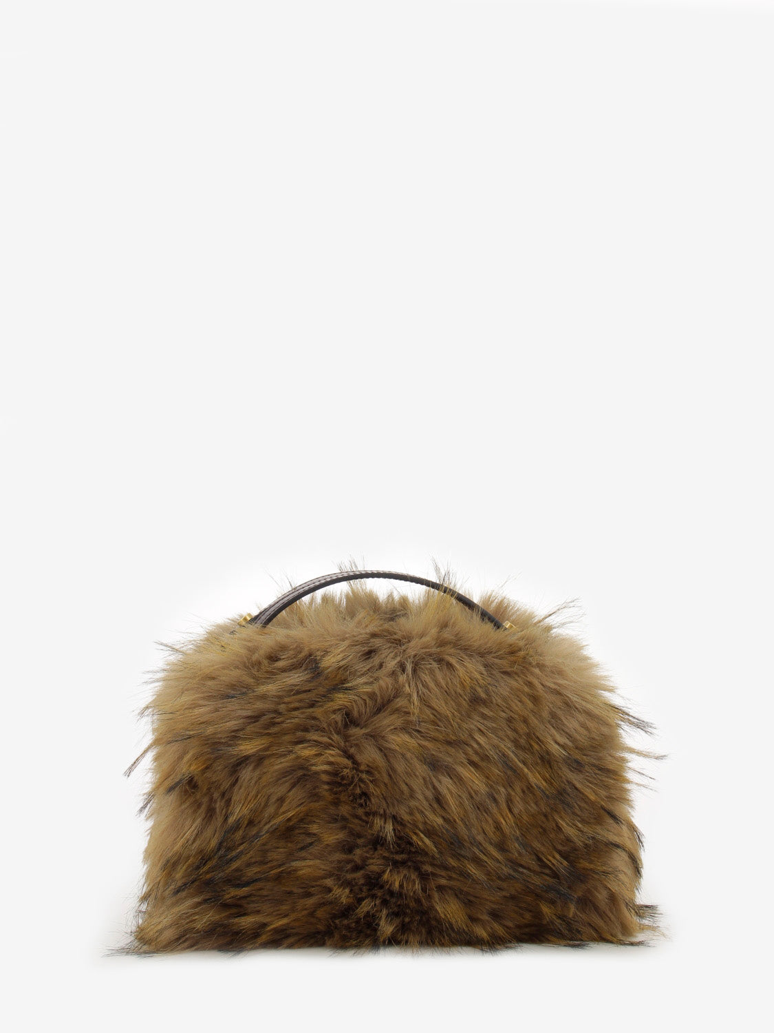 Borsa faux fur Alifa espresso