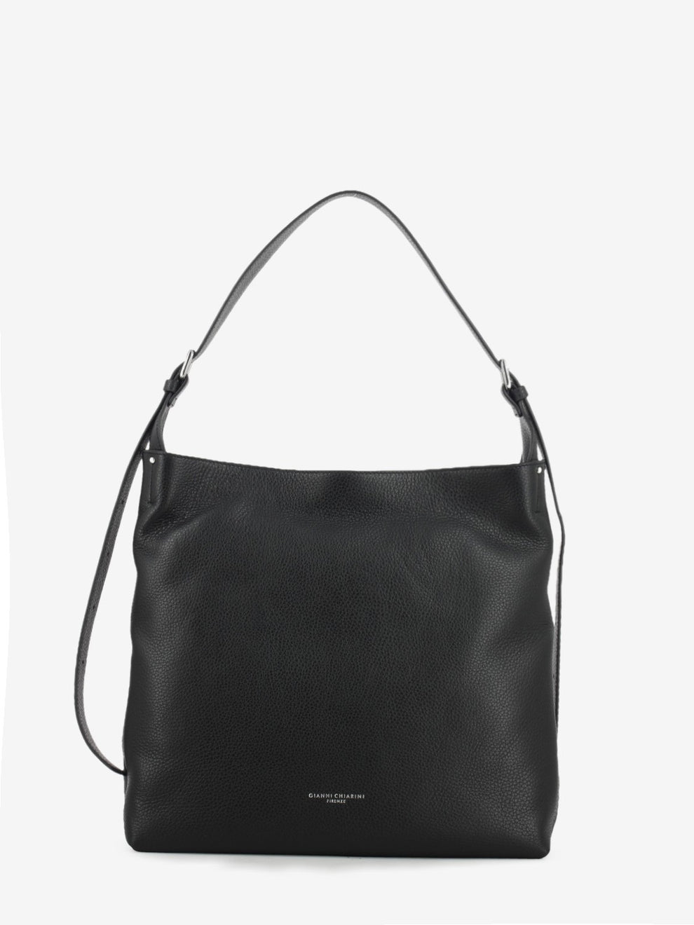 Borsa in pelle Barbara nera