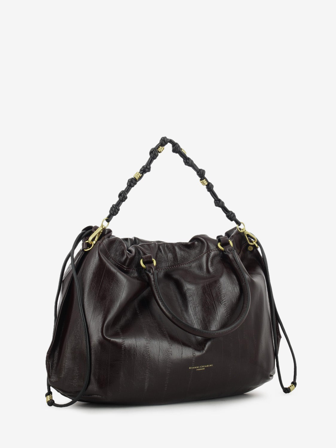 Borsa in pelle Morgana antique ruby