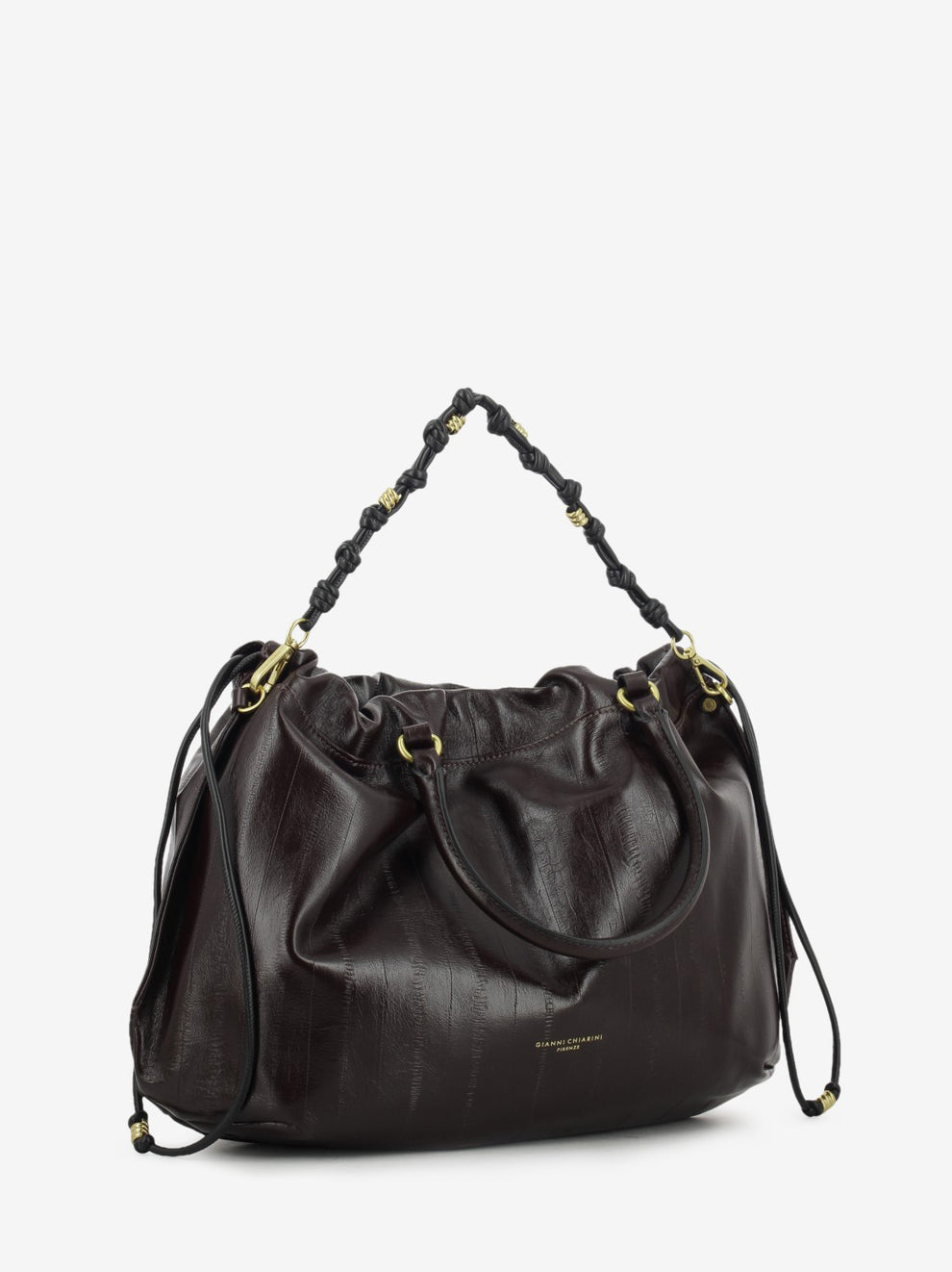 Borsa in pelle Morgana antique ruby