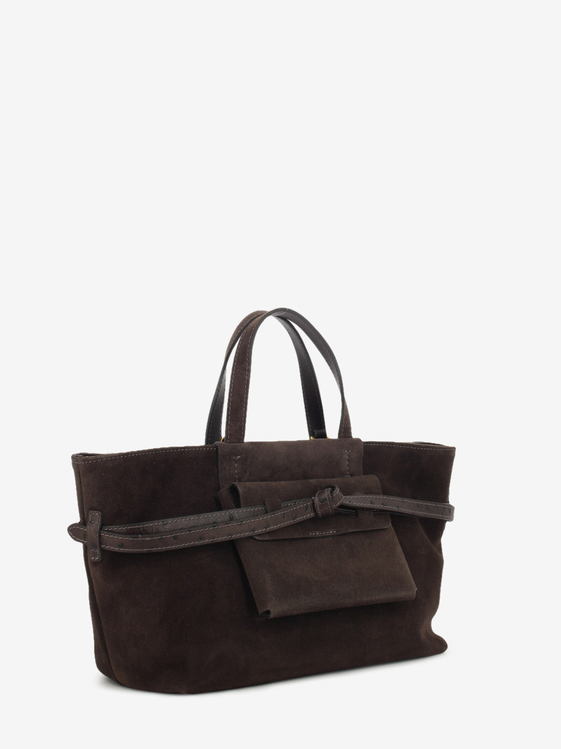 Borsa in suede Belty moka