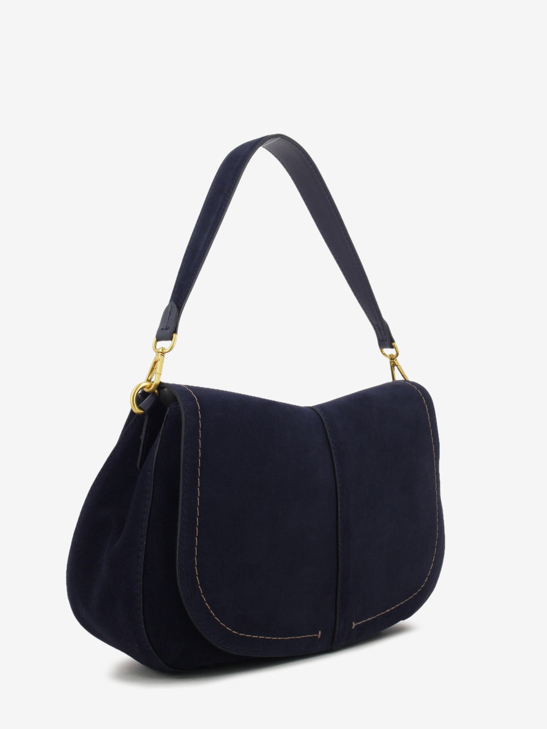 Borsa in suede Helena round notturno