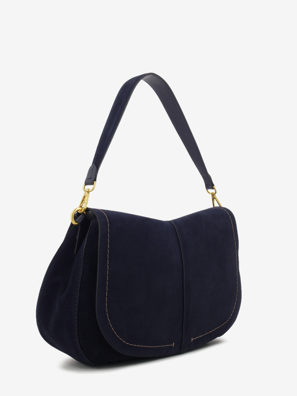 Borsa in suede Helena round notturno