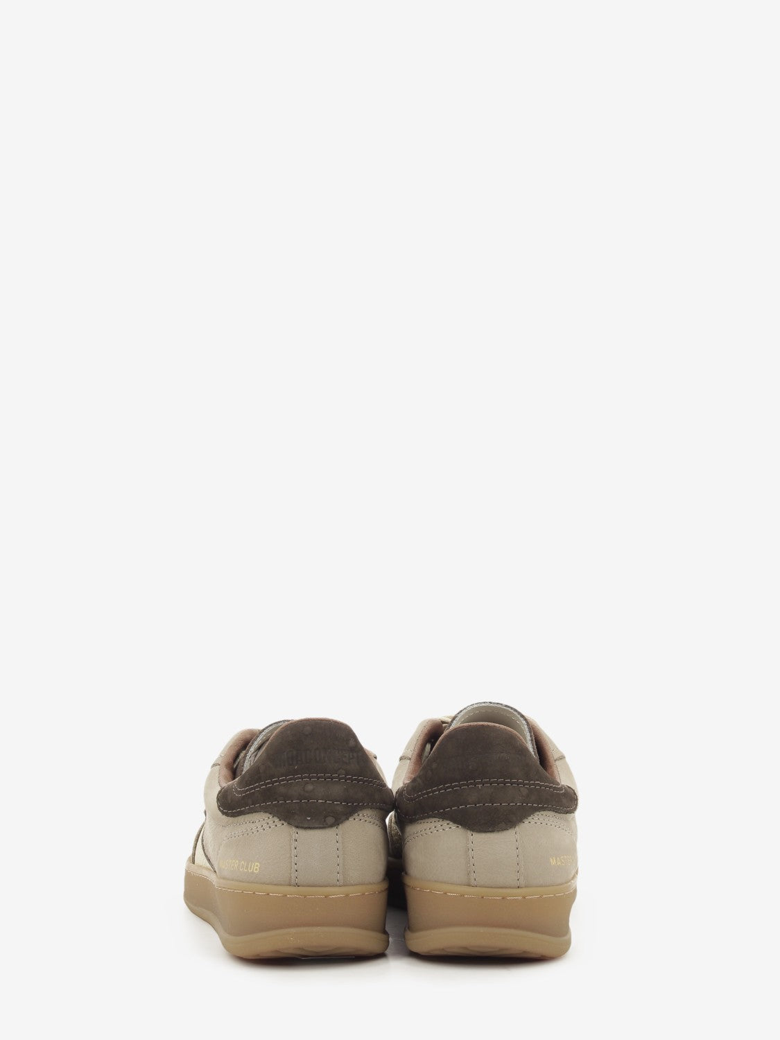 Sneakers Club stone gray / dark brown